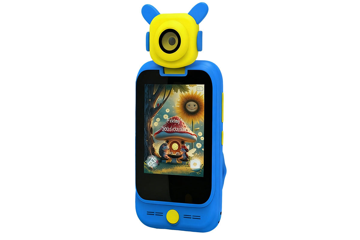 2 in 1 Smart Phone and Microscope Camera Mini Handheld STEM Educational Toy-Blue