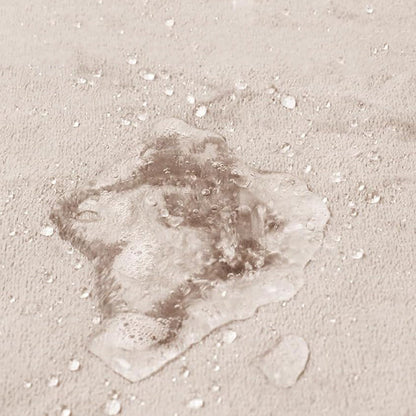 Reversible Pet Blanket Liquid Pee Proof Dog Blanket for Sofa Bed Couch Furniture Protector Cover Beige