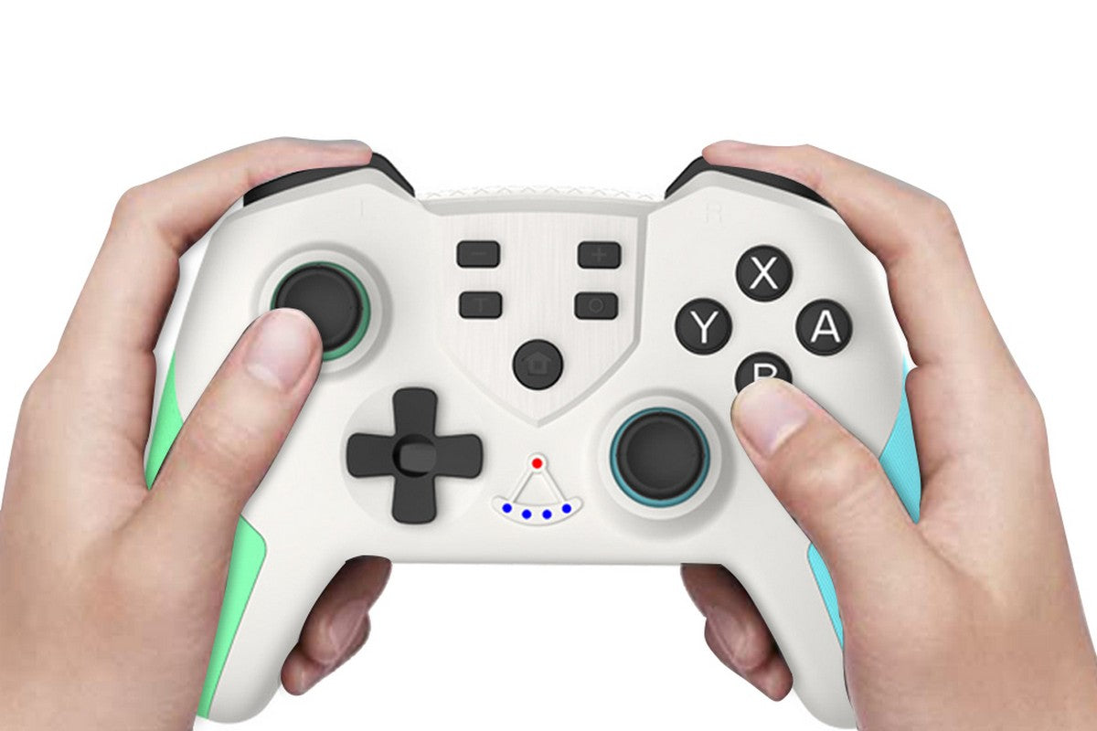 Wireless Switch Controller With NFC Home Wake-Up Axis Gyro Vibration Function-White