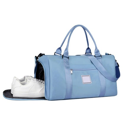 30L Gym Duffel Bag Waterproof with Shoe Compartment for Weekend Trips Royal Blue