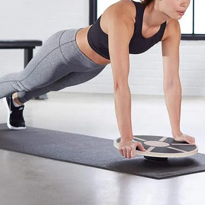 Non-Slip Balance Board Wooden Rocker Board Wobble Boards Yoga Exercise Balance Training Equipment