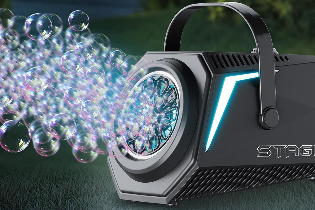 Automatic Blower Remote Control Bubble Machine - Black