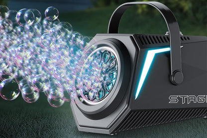 Automatic Blower Remote Control Bubble Machine - Black