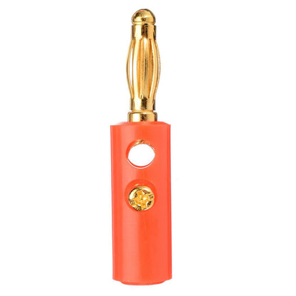 40 PCS Banana Plug Set 0.4cm Speaker Connectors-Red