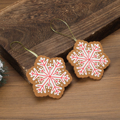 6Pcs Set Christmas Tree Hanging Pendant Xmas Decor Ornaments Style 2