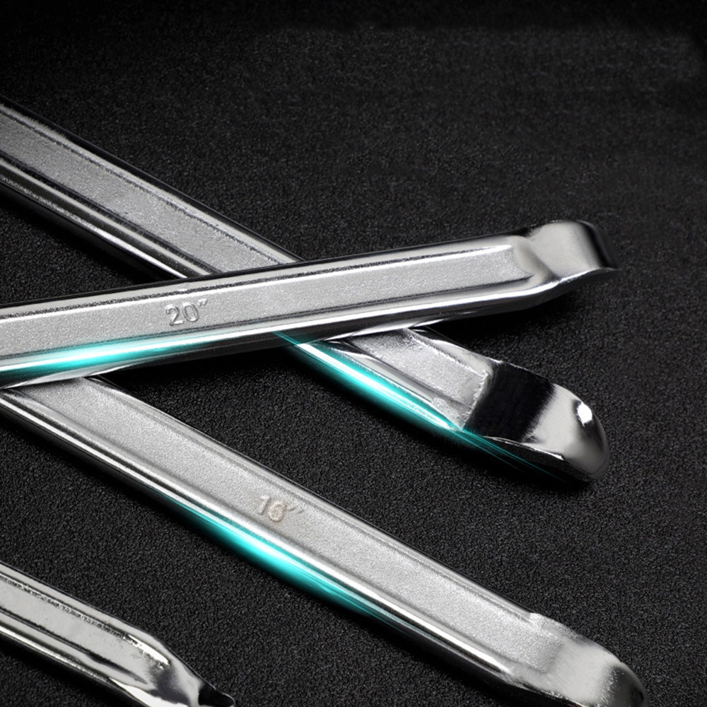 Double Head Steel Tyre Lever Tool with Curved and Straight Ends