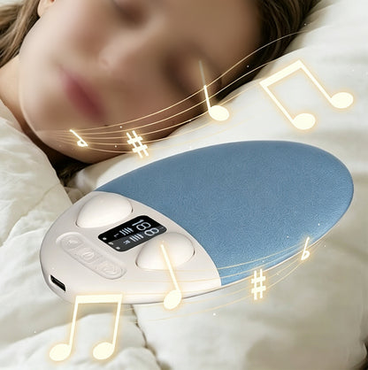 2 in 1 Under Pillow Sleep Speaker Bluetooth Headphones - Blue