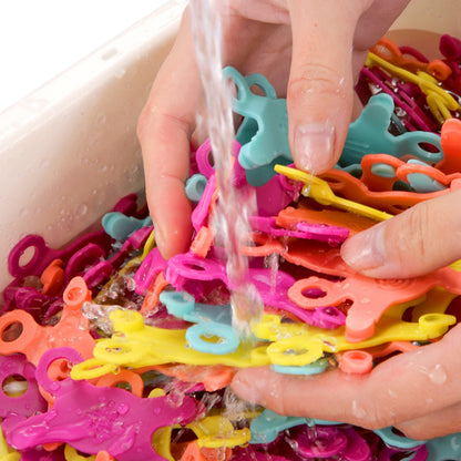 138Pcs DIY Colorful Blocks Set Soft Building Blocks Kits Kids Educational Toys