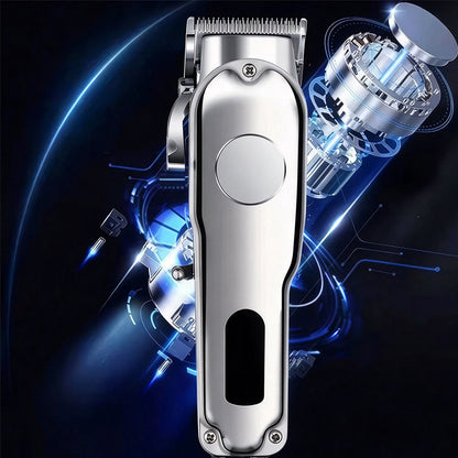 Cat Dog Pet Clippers Hair Electric Clipper Grooming Trimmer Shaver - Silver