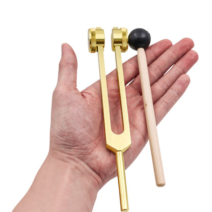 4Pcs Resonance Tuning Fork Set Sensory Tool for Yoga Meditation-Gold