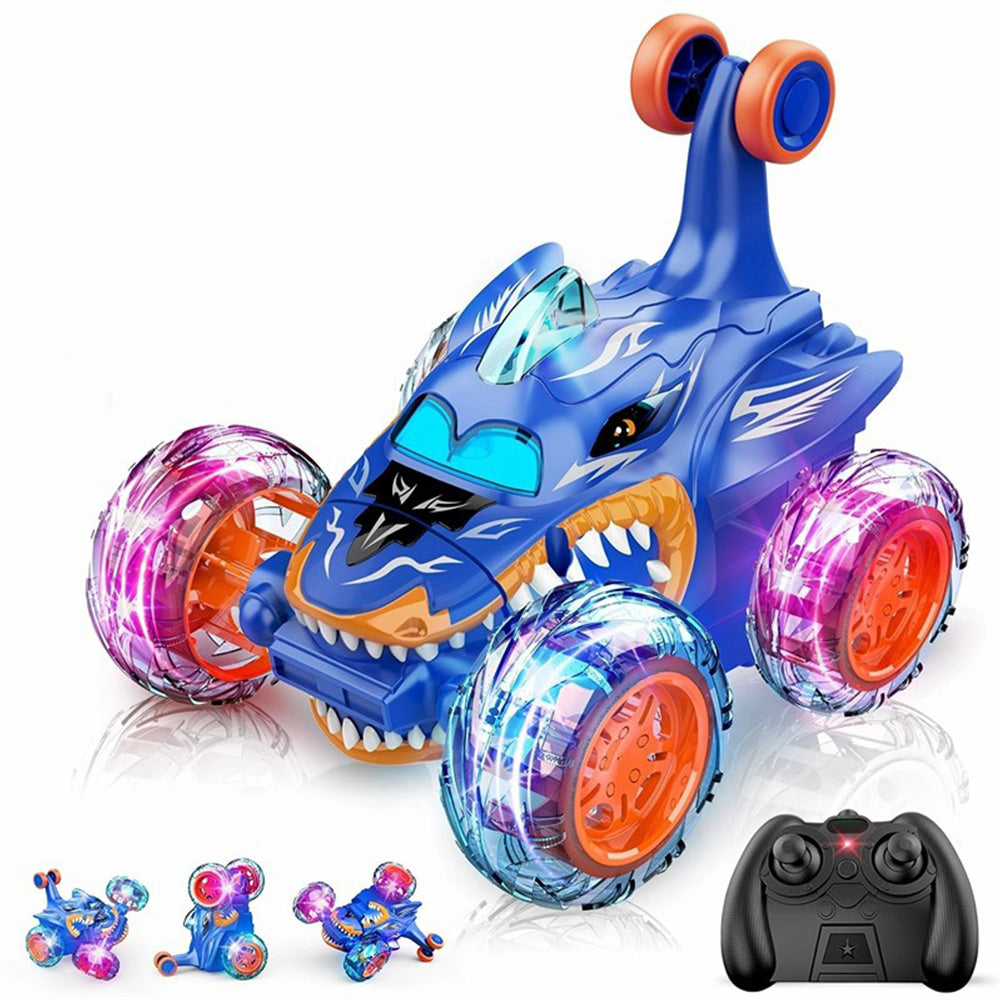 Remote Control 4WD RC Stunt Car 360-degree Rotating with Lights Christmas Gift Style 2
