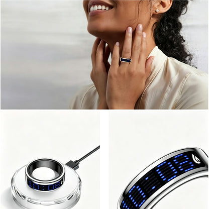 IP68 Waterproof Smart Ring-Silver