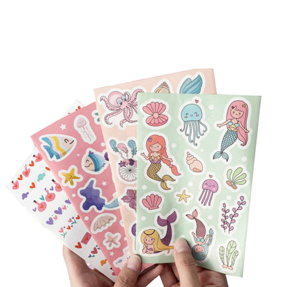 Mermaid DIY Journal Kit for Girls Scrapbooking and Diary Supplies Stickers Set