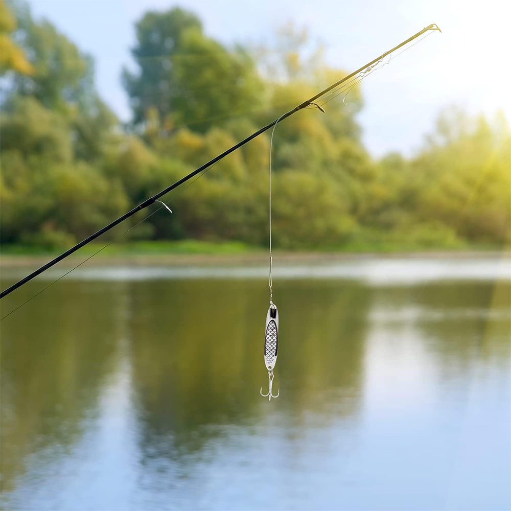 5 Pcs Fishing Lure Set Colorful Fishing Spinner Hard Baits Tackle Fishing Hooks