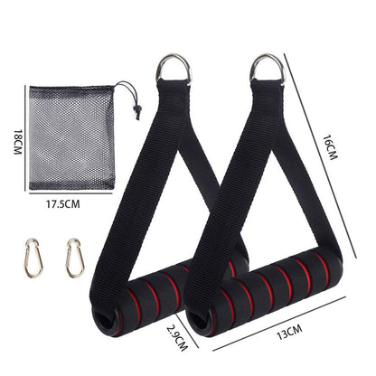 Exercise Handle Fitness Equipment Pull Down Strength Trainer for Pilates Yoga Red