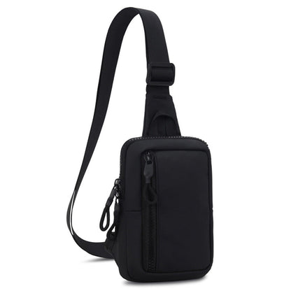 Small Crossbody Bag for Men Women Mini Sling Bag Travel Running Phone Daypack Black