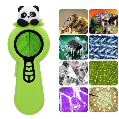 Camera Microscope for Boys Girls with Endoscope - Green