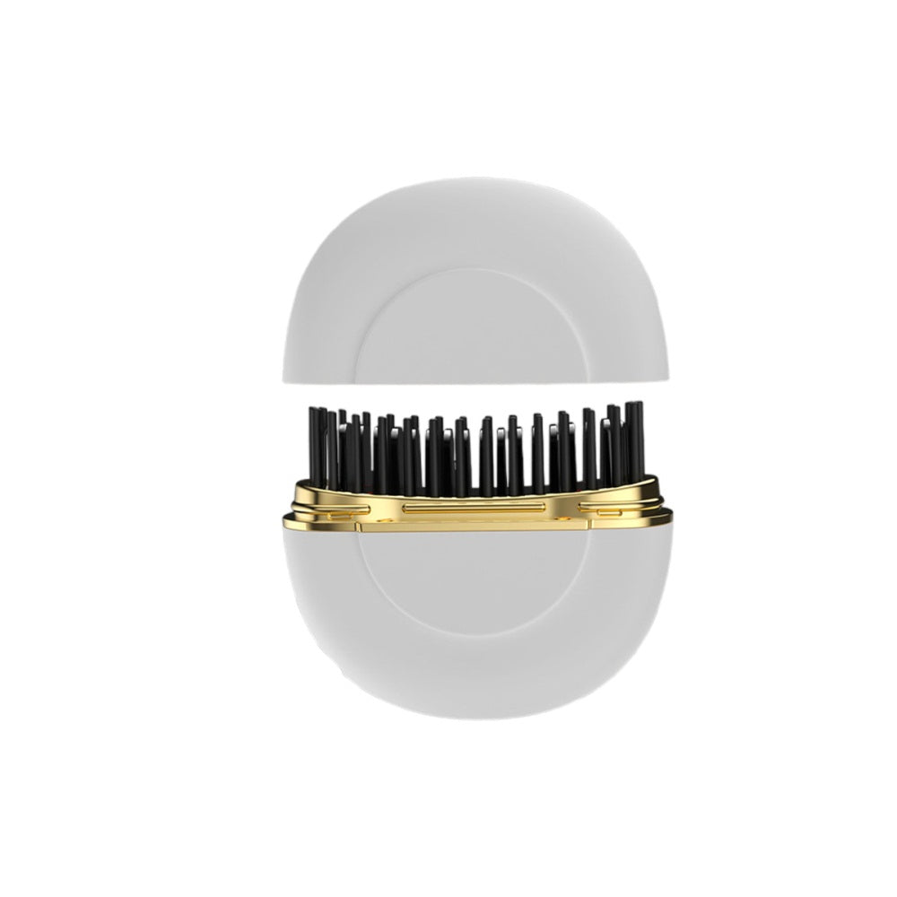 Portable Mini Rechargeable Hair Straightening Comb-White