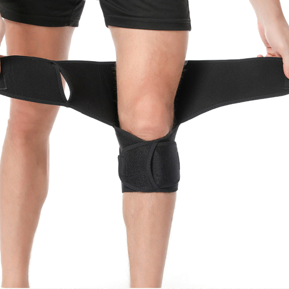 Pair of Adjustable Knee Pads Knee Stabilizer Braces with Springs