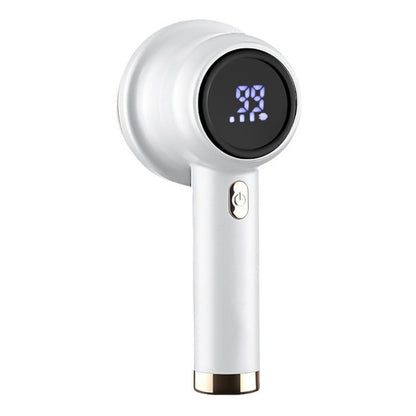 Electric Lint Remover with 3 Speed Levels LED Display 3 Replacement Blades for Clothes-White