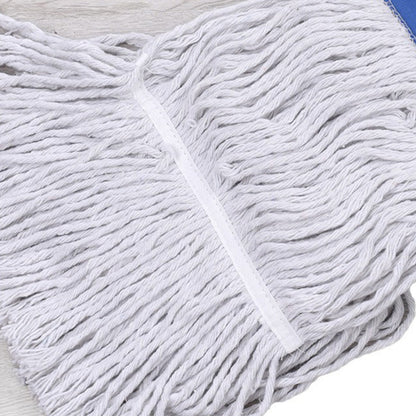 Cotton String Mop Head Detachable Loop-End Mop - White