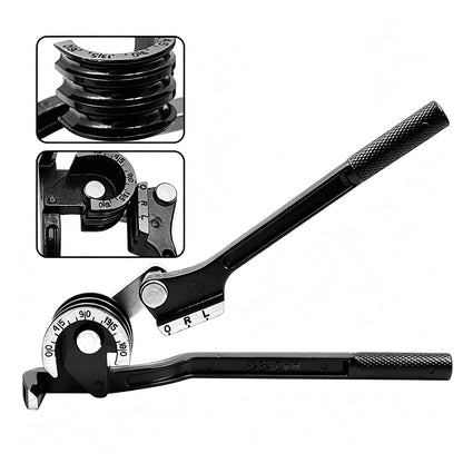 3 in 1 Tube Bender 180 Degree Brake Line Bender for 6 8 10mm Pipe-Black