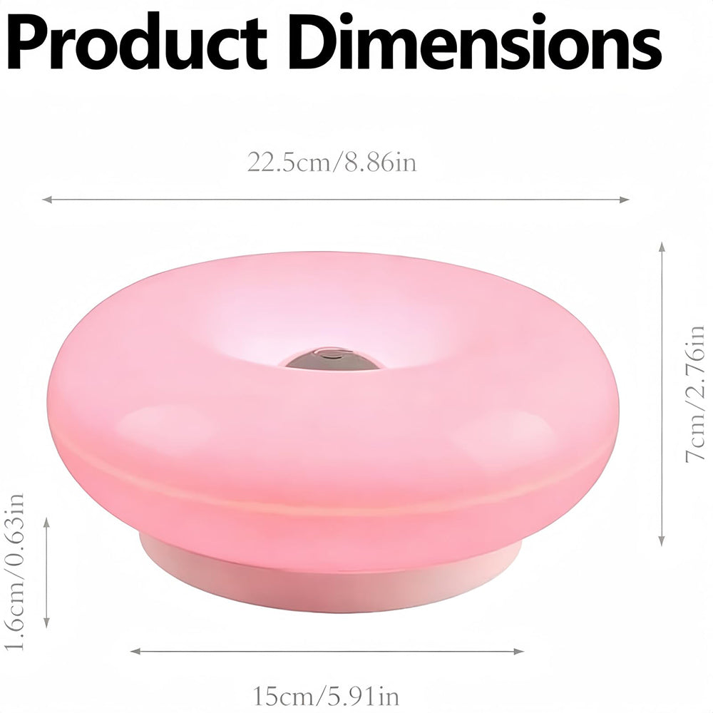 16 Color RGB Touch Dimming Donut Lamp Rechargeable Mood Light