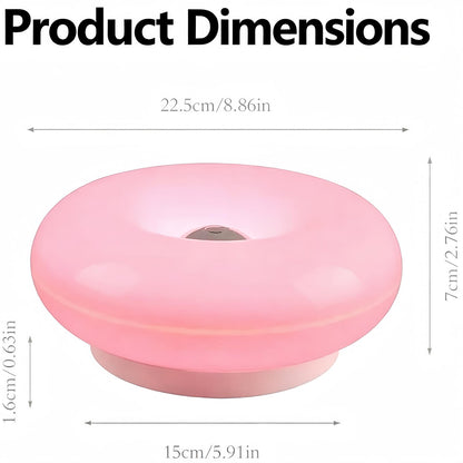 16 Color RGB Touch Dimming Donut Lamp Rechargeable Mood Light
