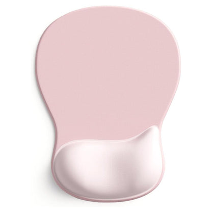 Gel Wrist Rest Mouse Pad Non-Slip Ergonomic Mouse Mat for Computer and Laptop Pink