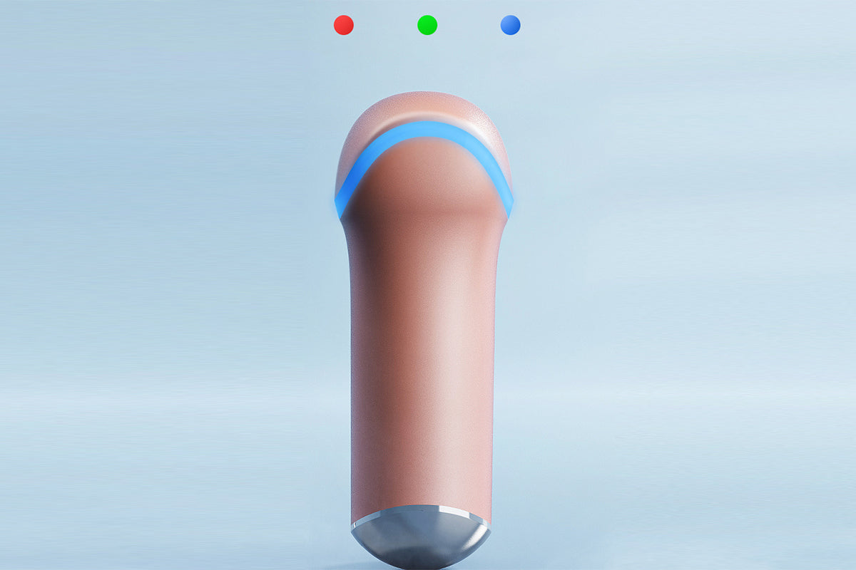 Mini Massage Gun Portable Deep Tissue Percussion Muscle Massager with 3 Levels 8 Massage Heads-Pink