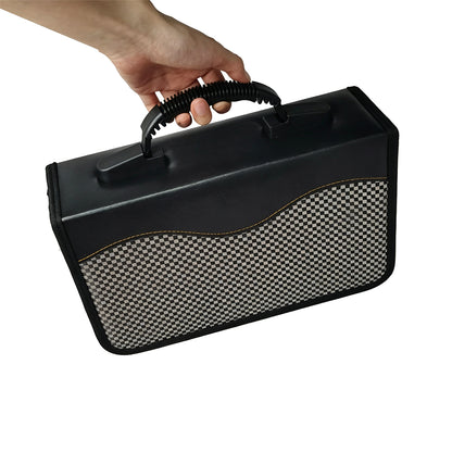 128 Capacity CD DVD Storage Binder Disc Plaid Storage Case