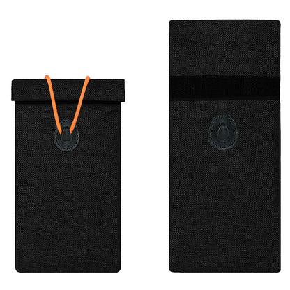 Faraday Phone Pouch RFID Signal Blocking Key Pouch Wallet Case For Privacy Protection-Black
