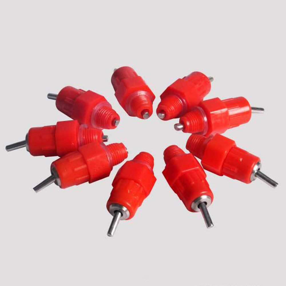 20Pcs Set Poultry Automatic Water Nipple Valves Auto Drinker Waterer Feeder for Chicken Duck Bird
