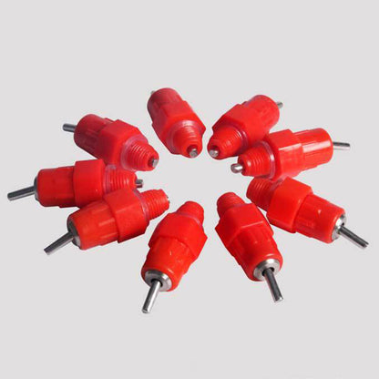 20Pcs Set Poultry Automatic Water Nipple Valves Auto Drinker Waterer Feeder for Chicken Duck Bird