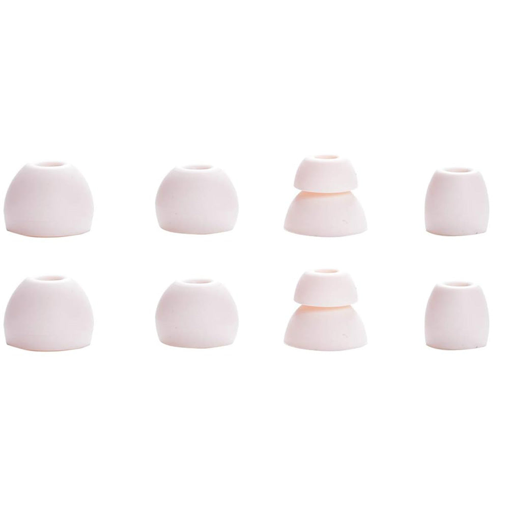 Replacement Silicone Ear Tips Earbuds for Beats Flex X Powerbeats Pro-white