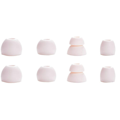 Replacement Silicone Ear Tips Earbuds for Beats Flex X Powerbeats Pro-white