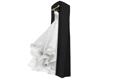 Portable Wedding Dress Garment Bag - Black