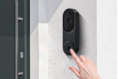 Smart Video Doorbell Camera Wireless Cam with Night Vision-Beige