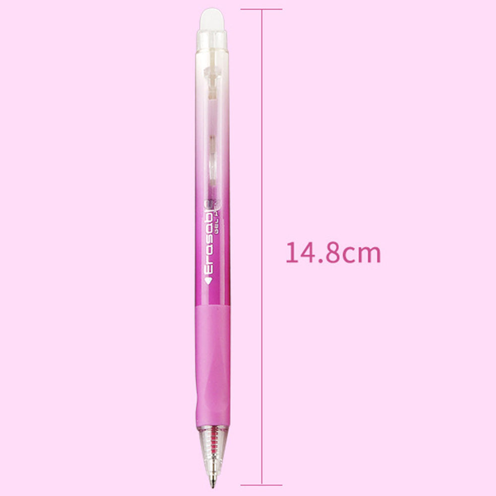 12-Piece Set Colorful Click-Erasable Gel Pen Set for Students School Office