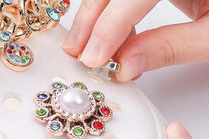 14Pcs Fashion Bling Shoe Charms Shoe Decoration for Women Girls Party Favors DIY Gift