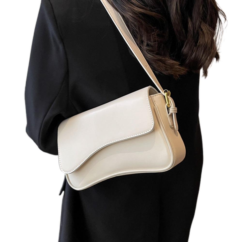 One Shoulder Bag For Women Trendy Underarm Bag Fashion Handbag-cream
