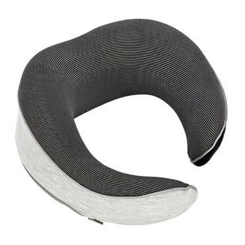 Travel Neck Pillow Memory Foam Airplane Pillow Light Grey