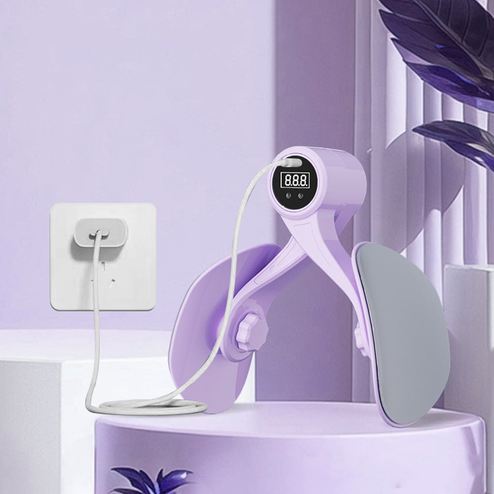 Thigh Trainer for Women Pelvic Floor Exercise Yoga Weight Loss Home Gym-Purple