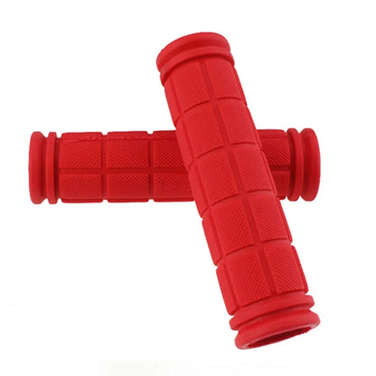 2PCS Bicycle Handle Bar Grips Rubber Grips For BMX MTB Cycle Road Mountain Bike-Red
