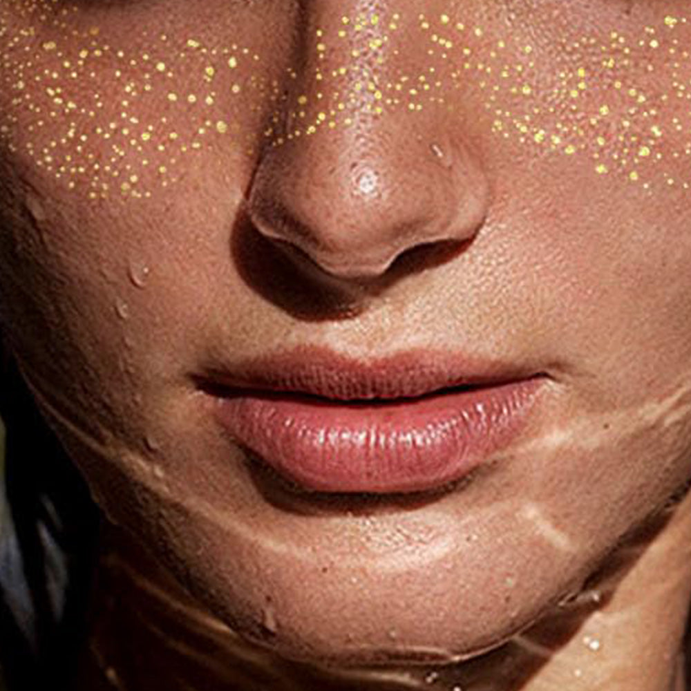6 Piece Glitter Freckles Face Tattoo for Party