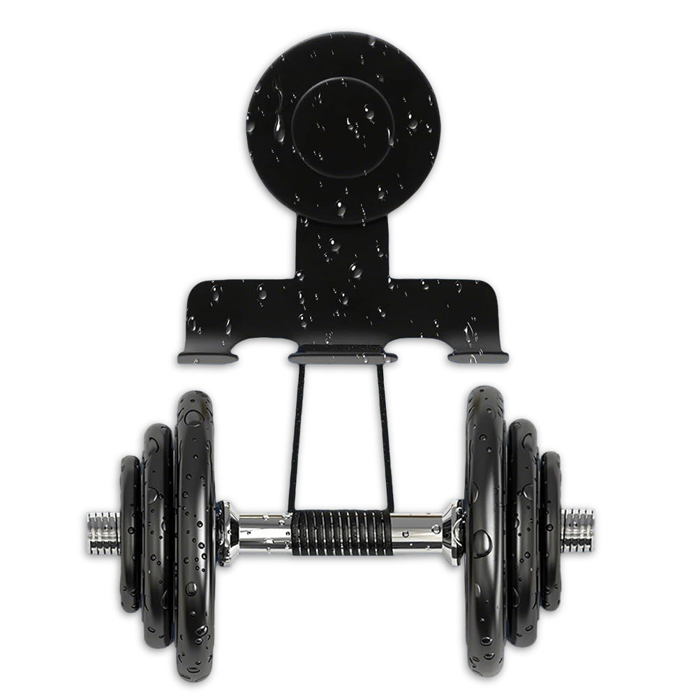 Stainless Steel Suction Cup Razor Holder Wall Mounted Bathroom Shaver Hook-Black