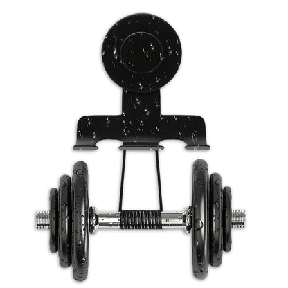 Stainless Steel Suction Cup Razor Holder Wall Mounted Bathroom Shaver Hook-Black