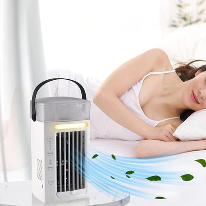 3-Speed Air Conditioner Fan USB Powered Desktop Air Cooler for Office Home