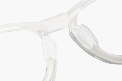 12 Pairs Eyeglass Nose Pads - Clear