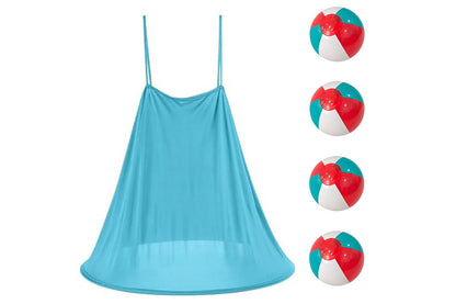 Granny Pants Outdoor Game Set Adults Entertainment Throwing Game for Party-Blue